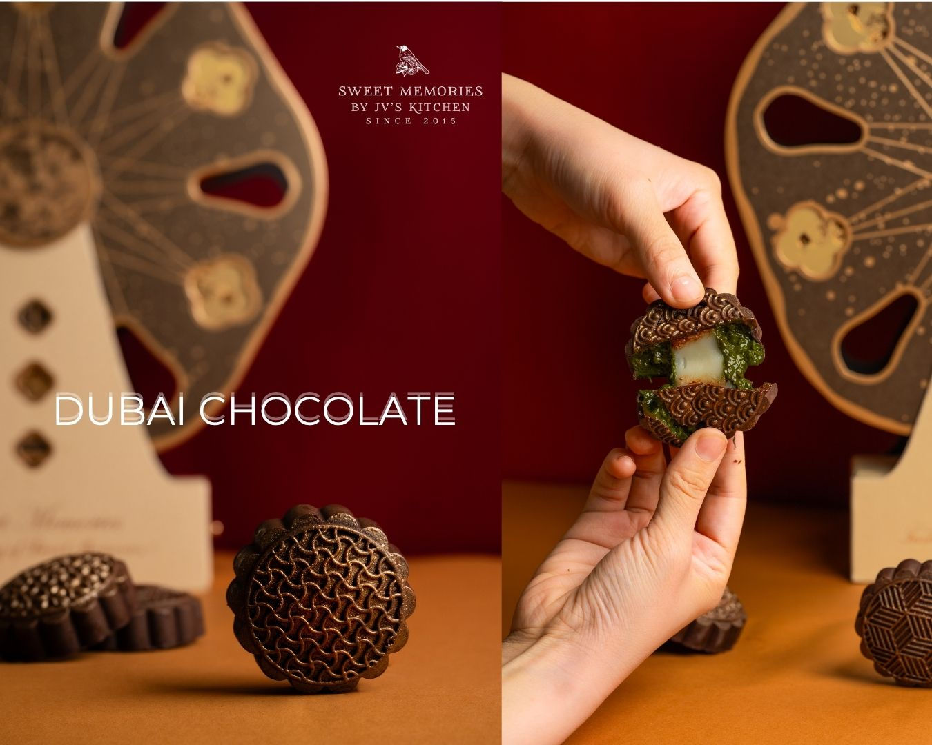 (早早鳥)Dubai Pistachio Chocolate Mooncake
