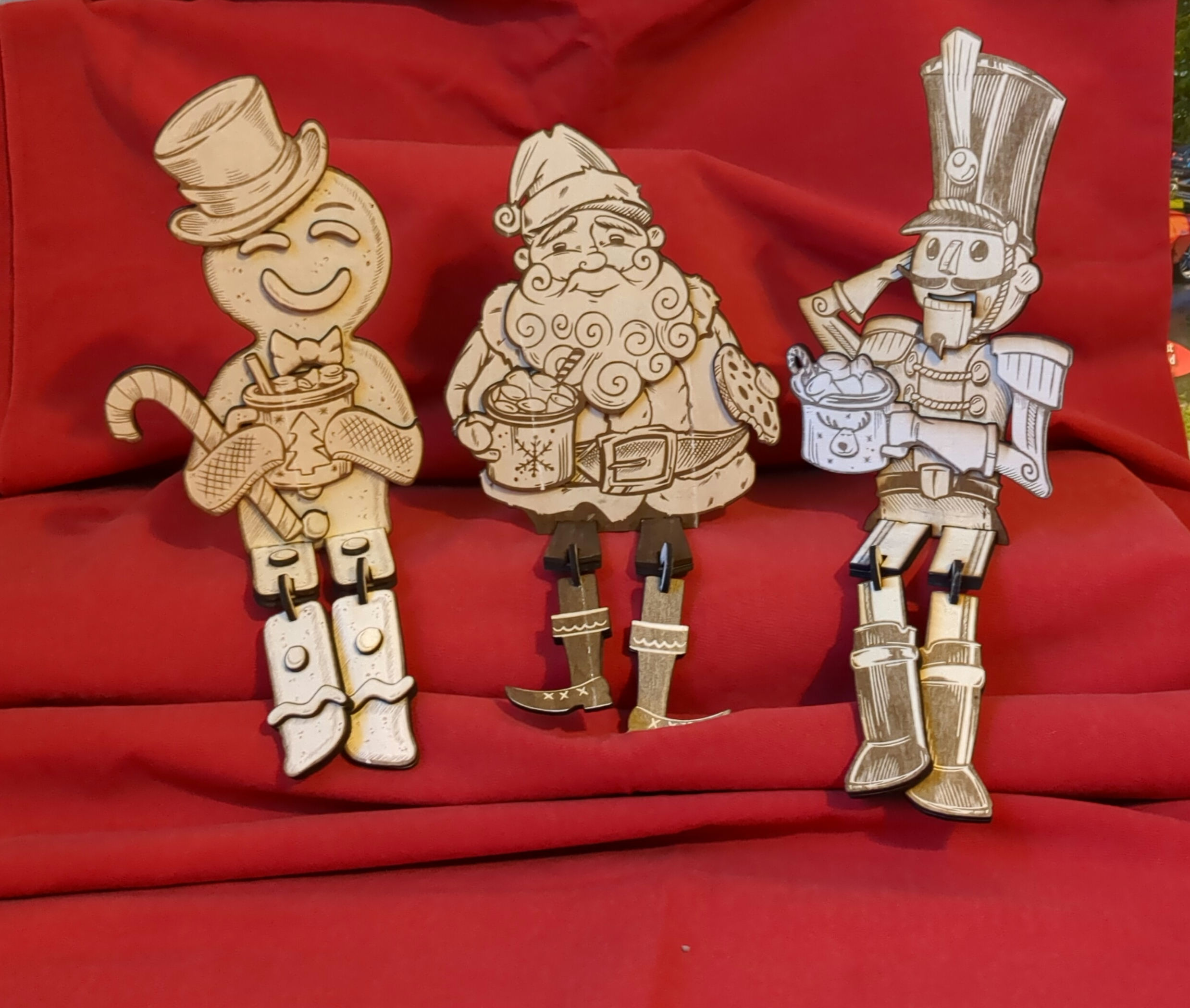 Christmas Men (set of 3)