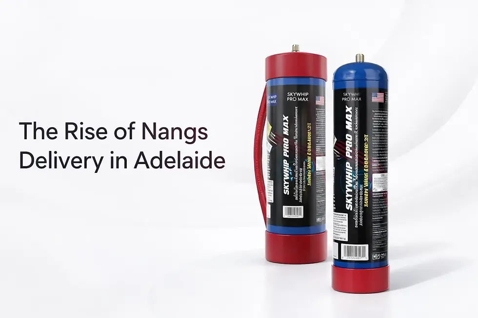 The rise of nangs delivery in Adelaide: Fast, fresh, and at your doorstep