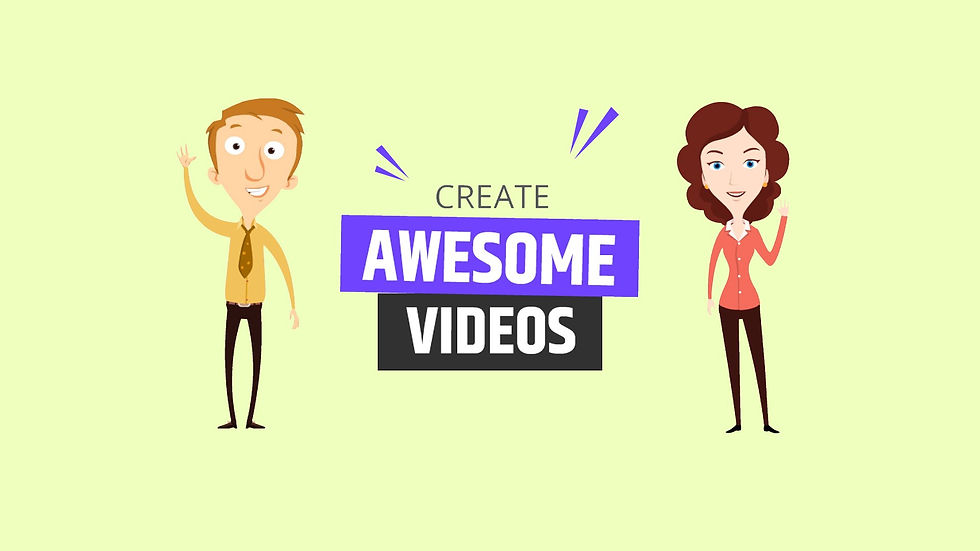 Animation: Animated puppet, animated logo, animated image