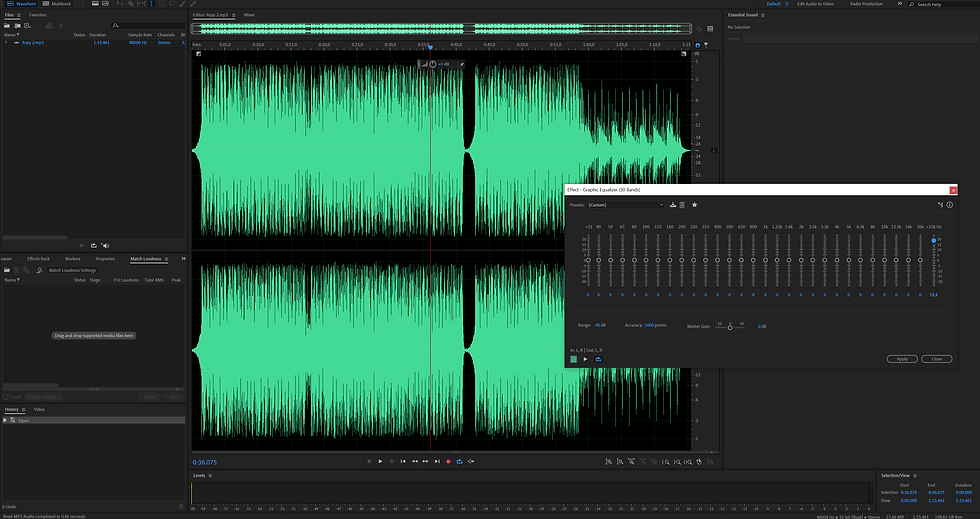 Audio: Composition, enhancement