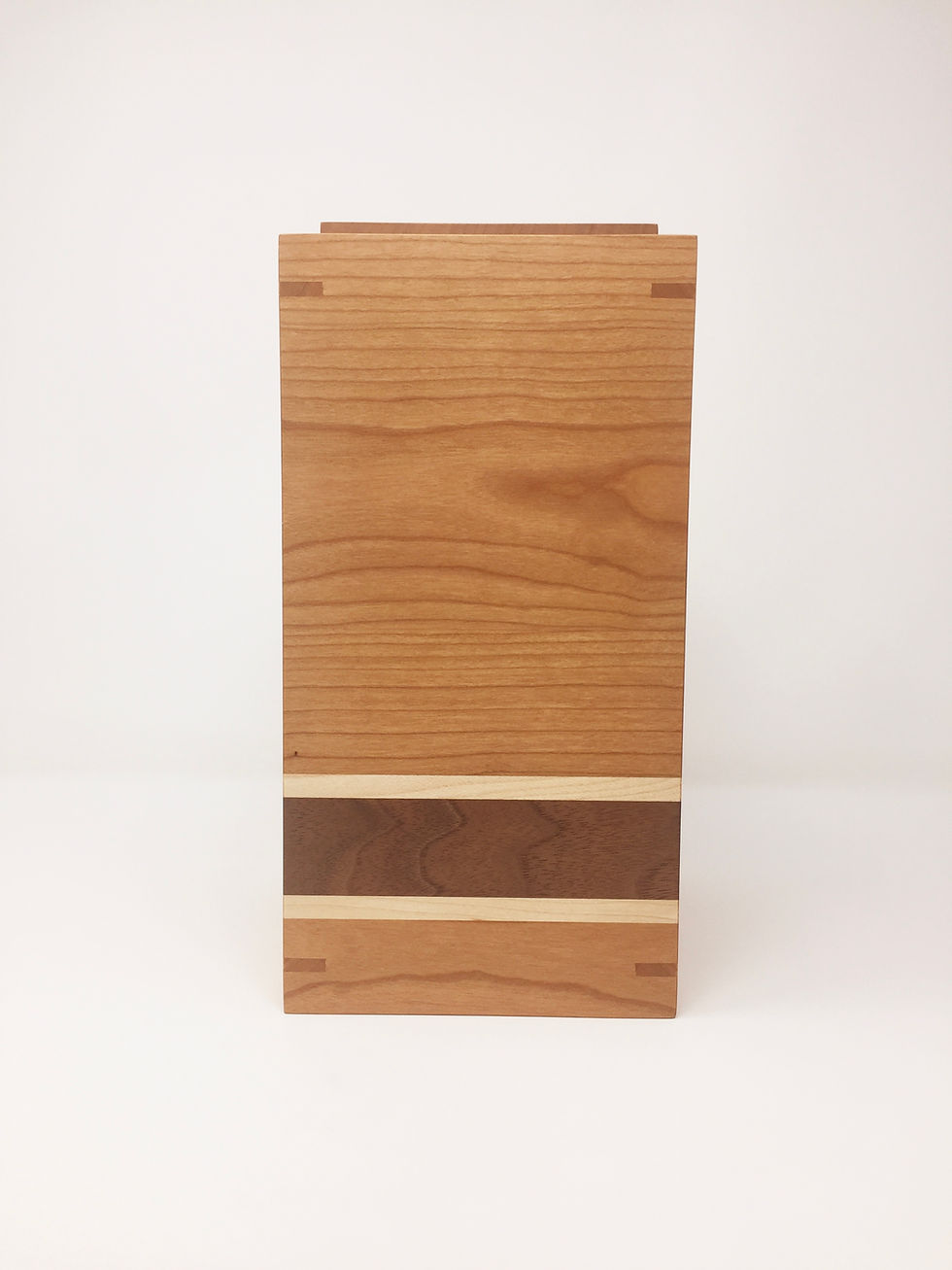 Thumbnail: Cherry, black walnut and maple urn