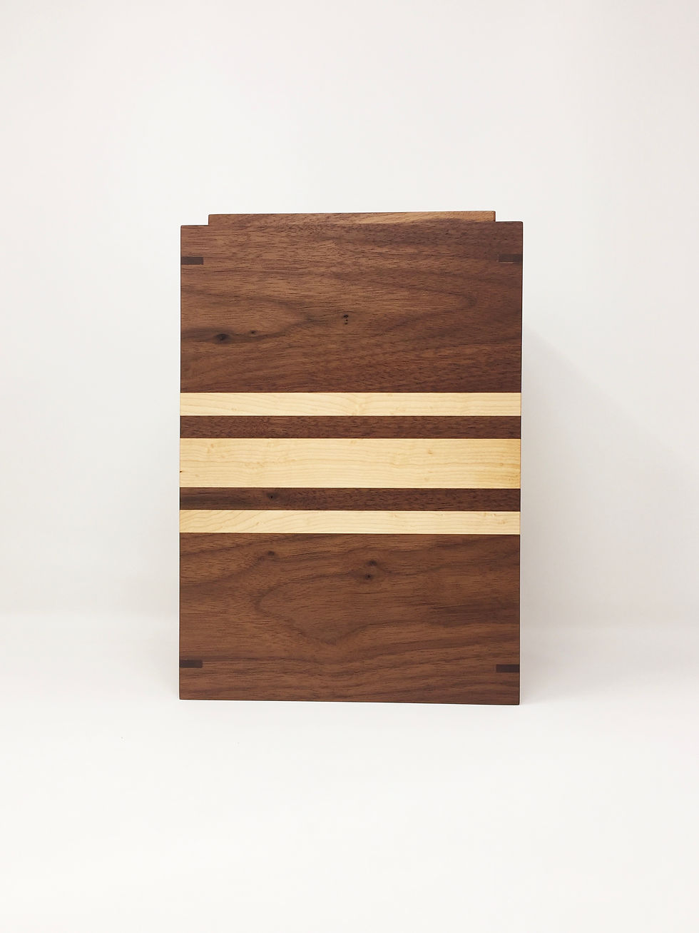 Thumbnail: Black walnut and birdseye maple urn