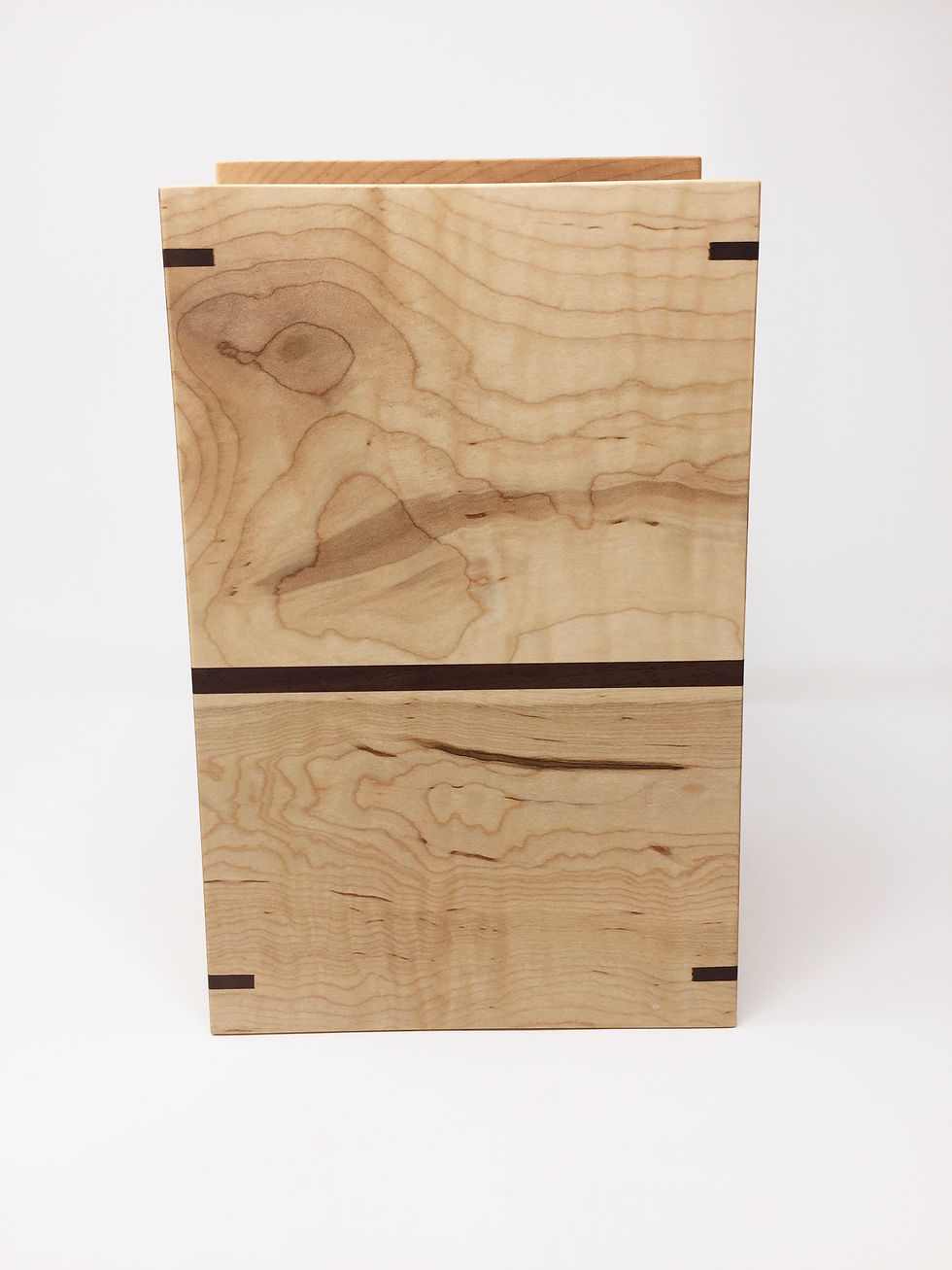 Thumbnail: Curly maple and black walnut urn