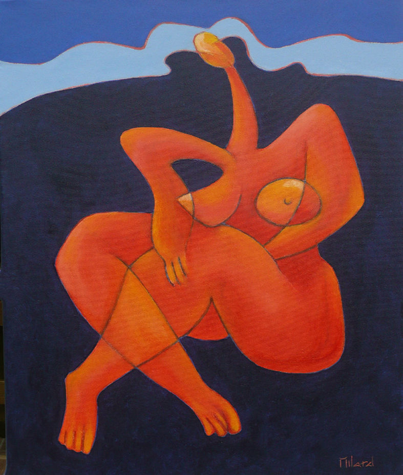 Nu 002 - Acrylique sur toile 60x50