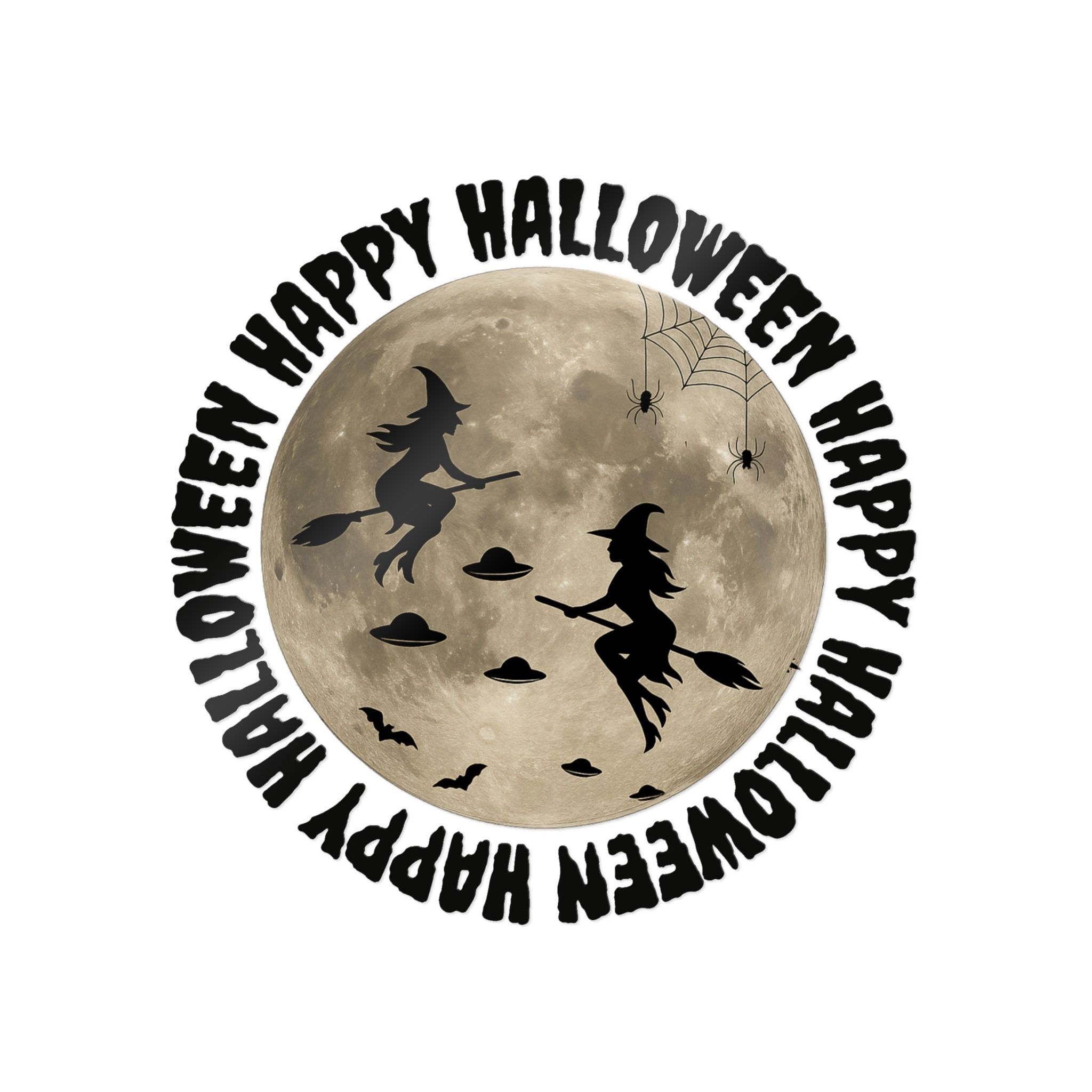 Night Riders Halloween Die-Cut Sticker