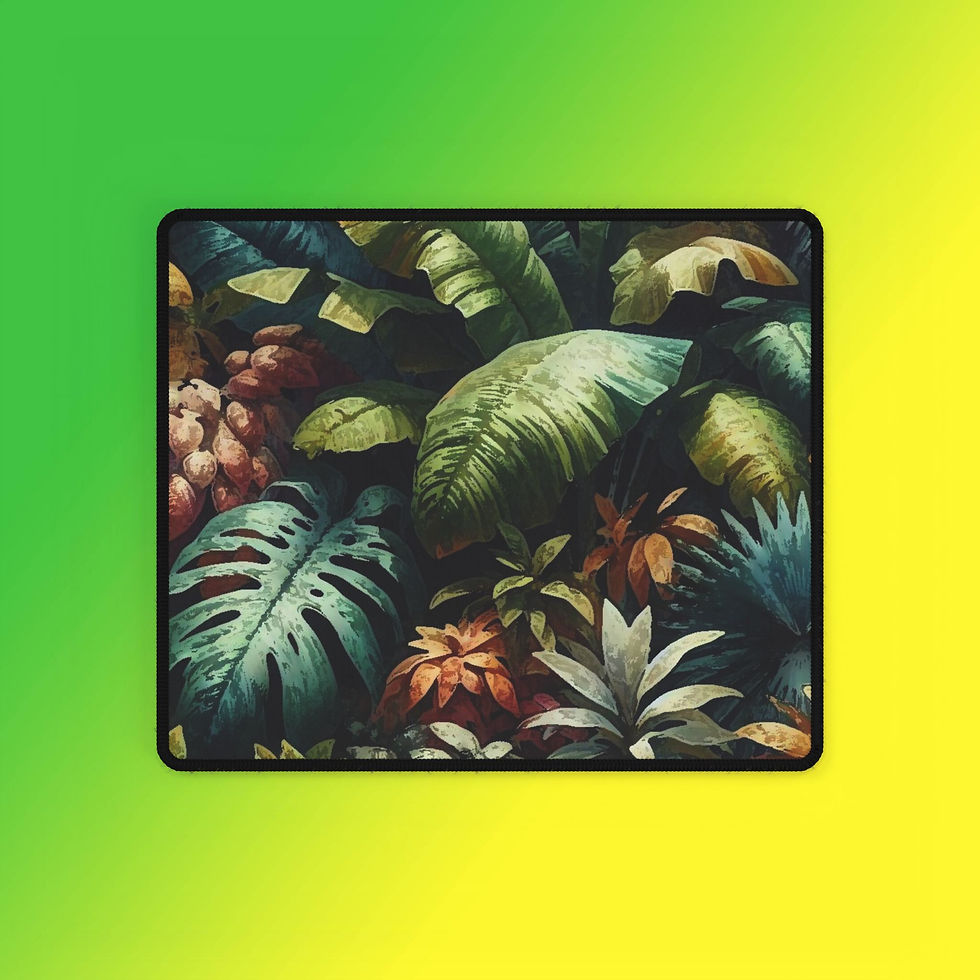 Thumbnail: Artful Botanical Desk Mat – Tropical Jungle Desk Pad
