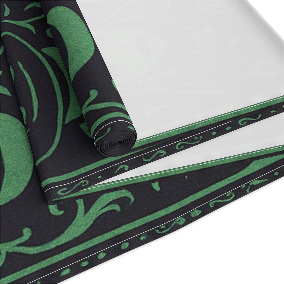 Thumbnail: The Baron's Table Halloween Runner – Green