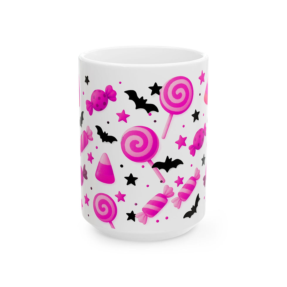 Thumbnail: Halloween Candy Mug | Hot Pink 🎃