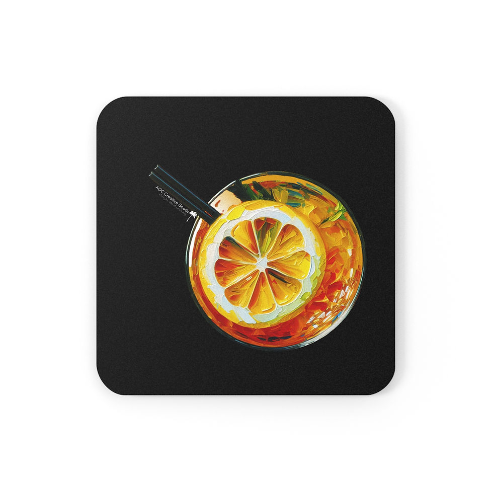 Thumbnail: Cocktail Cork Coasters – Modern Drinkware Accessory (Set of 4)