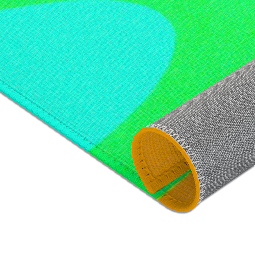 Thumbnail: Coastal Sunset Rug – Bold Wave Statement Area Rug, Color-Forward Home Decor