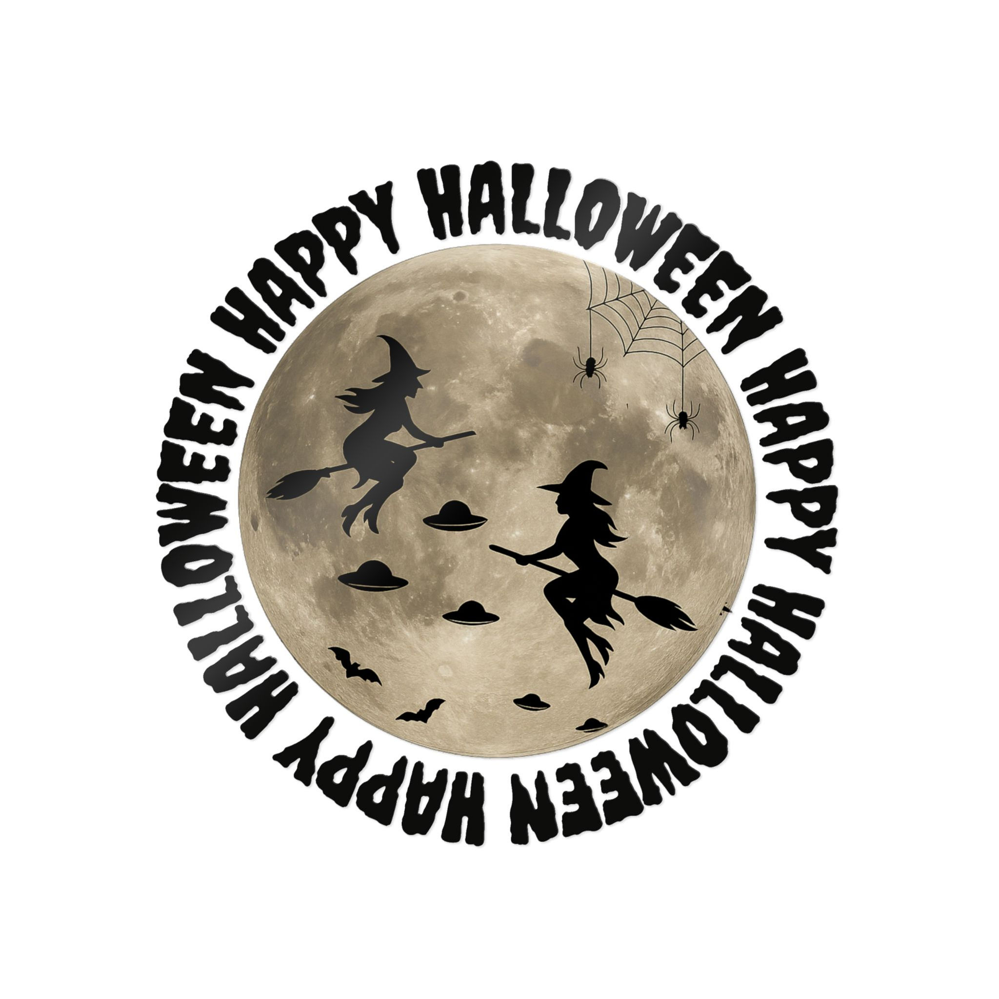 Night Riders Halloween Die-Cut Sticker
