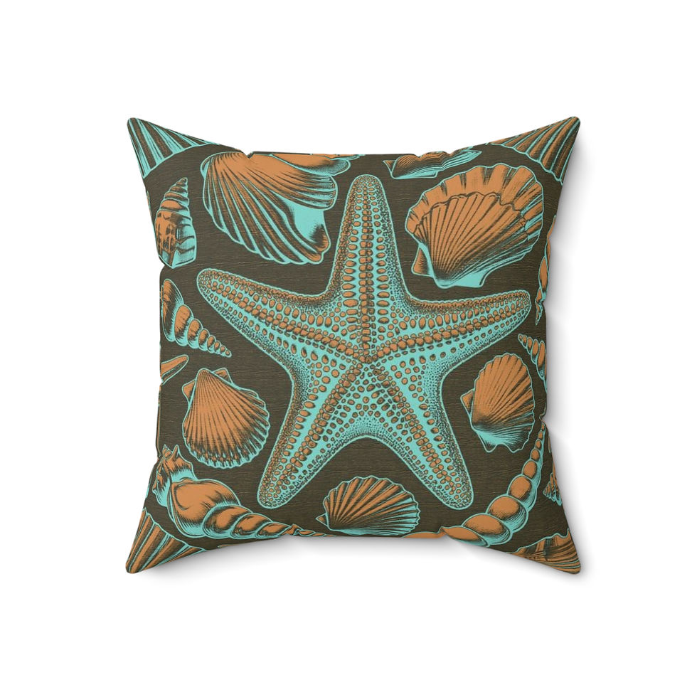 Starfish Pillow_Brown
