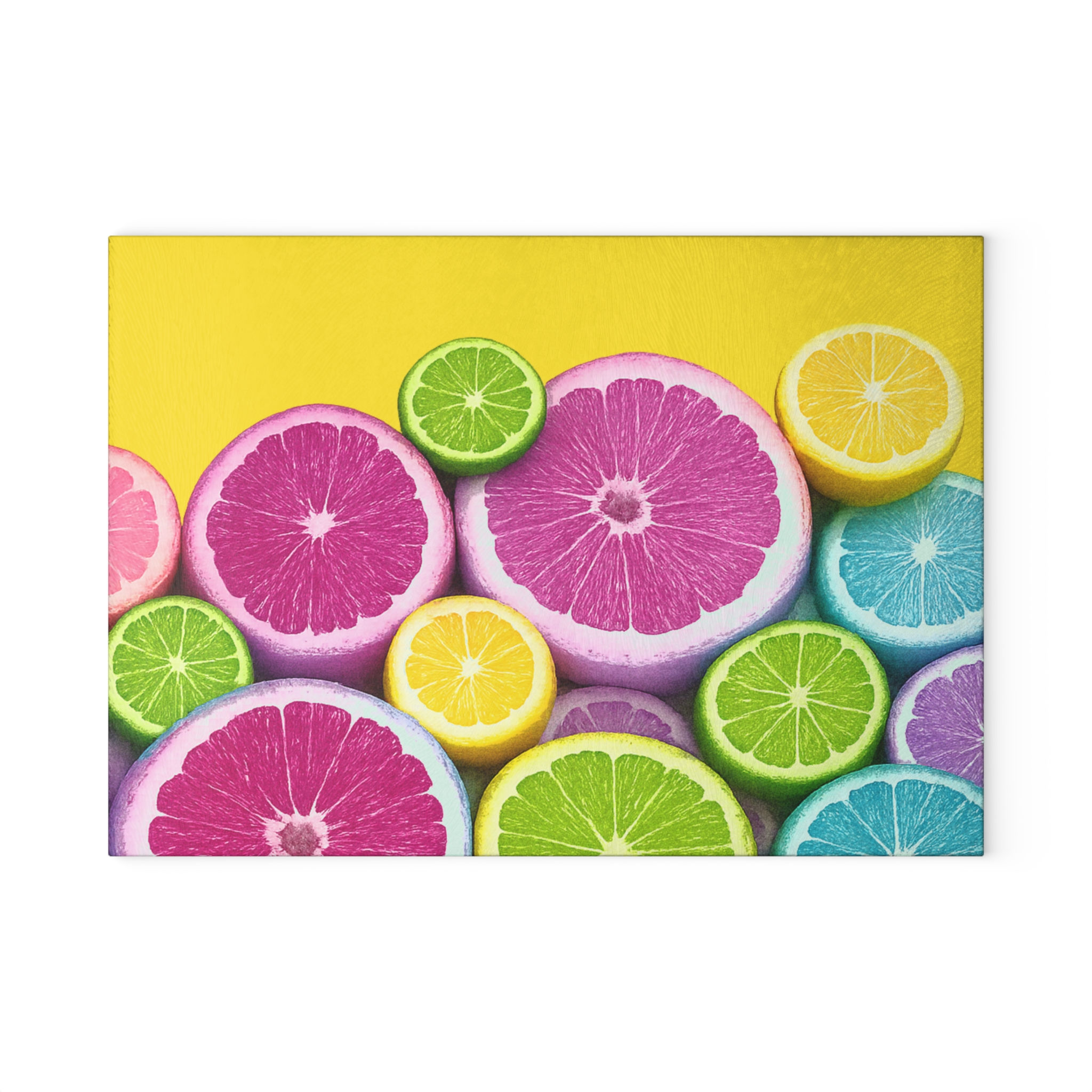 Glass Cutting Board - Yellow