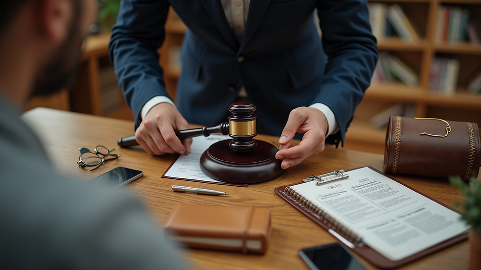 High angle view of auctioneer preparing items for online estate auction