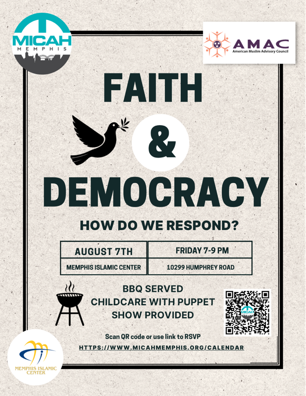 Faith & Democracy Session at Memphis Islamic Center