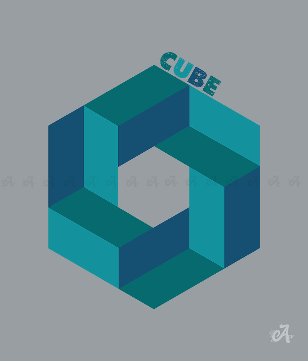 Thumbnail: Cube Unisex Graphic Hoodie