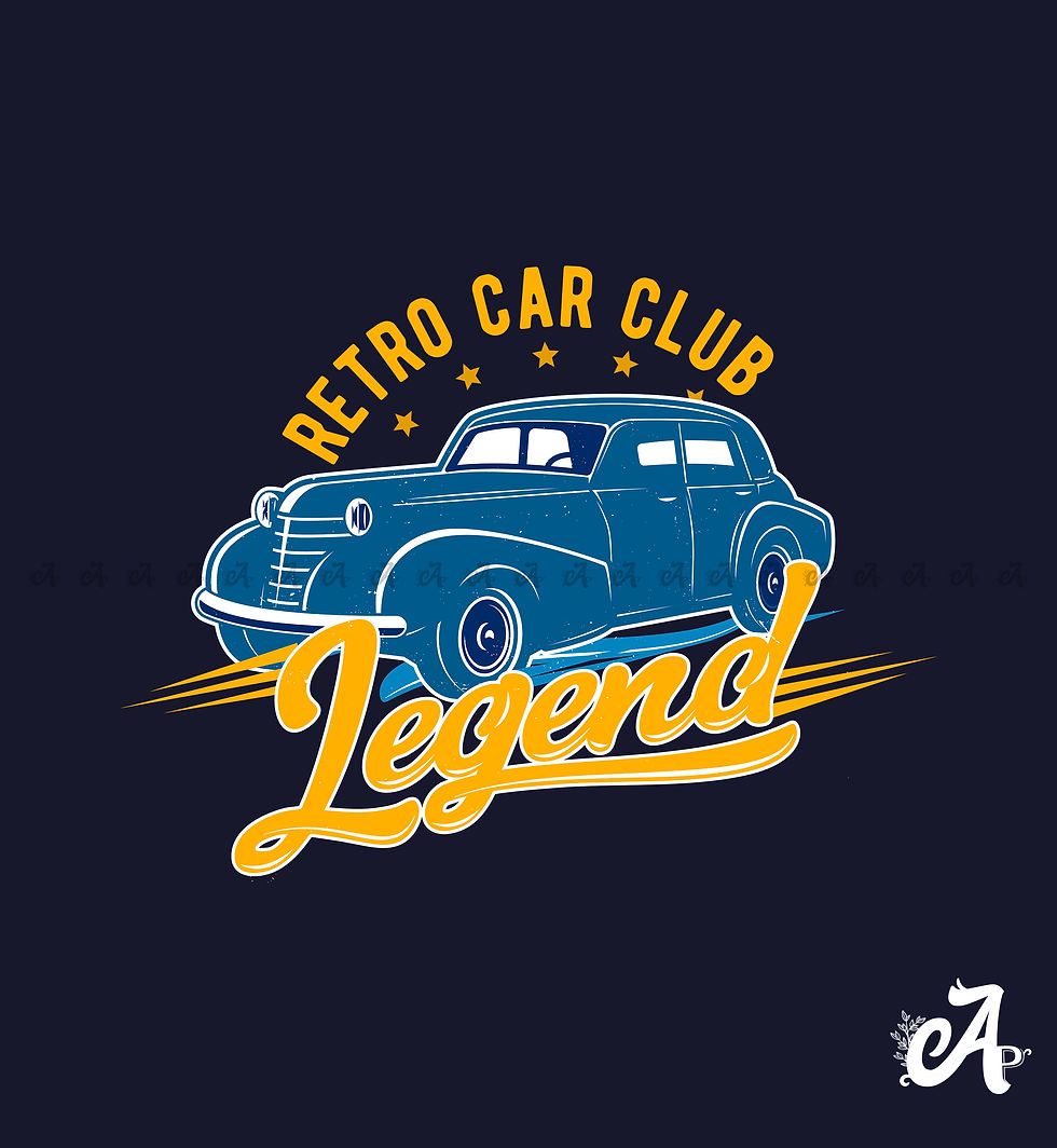 Thumbnail: Retro Car Graphic Printed unisex T-Shirt