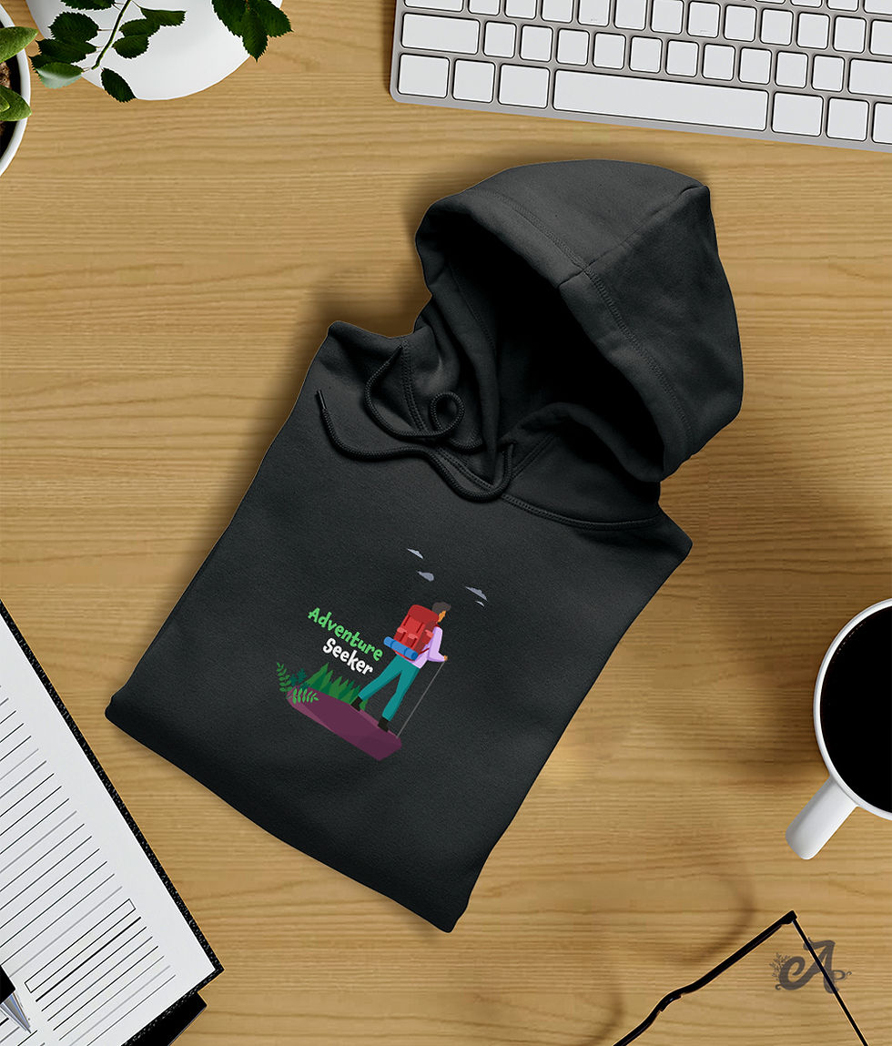 Thumbnail: Adventure Seeker Unisex Graphic Hoodie