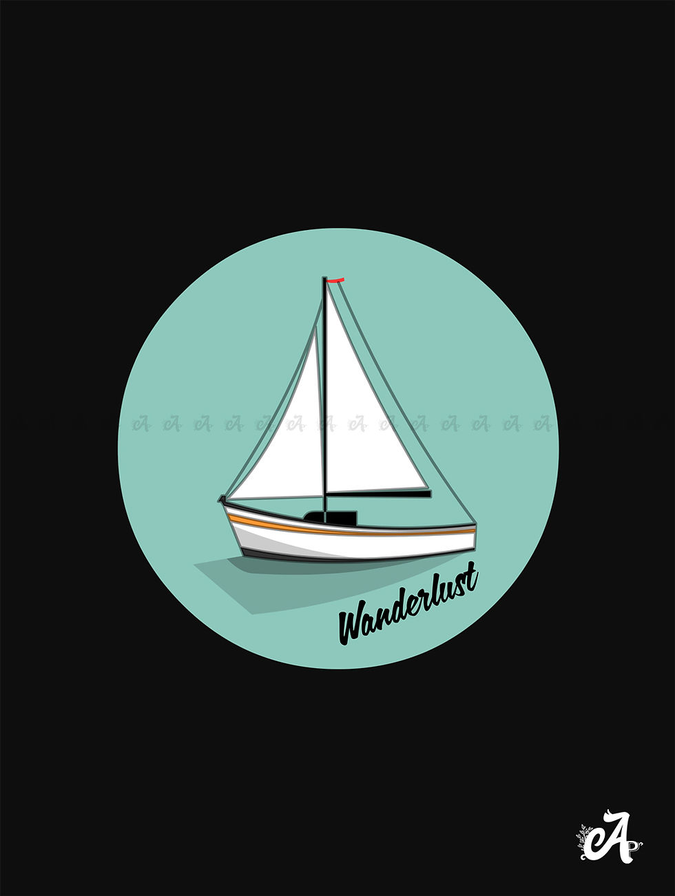 Thumbnail: Wanderlust Minimal Graphic Tee