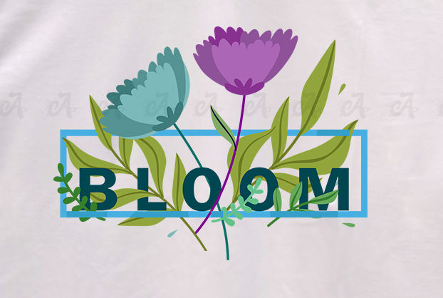 Thumbnail: Bloom Minimal Unisex Graphic Tee