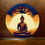 Thumbnail: Meditating Budhha Art Round Wall Art for Home Decor