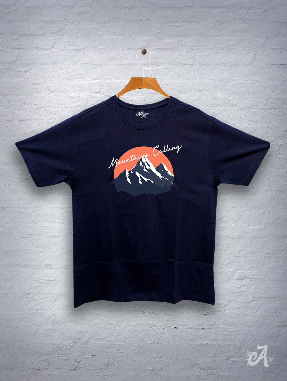 Thumbnail: Mountain Calling Minimal Unisex Graphic Tee