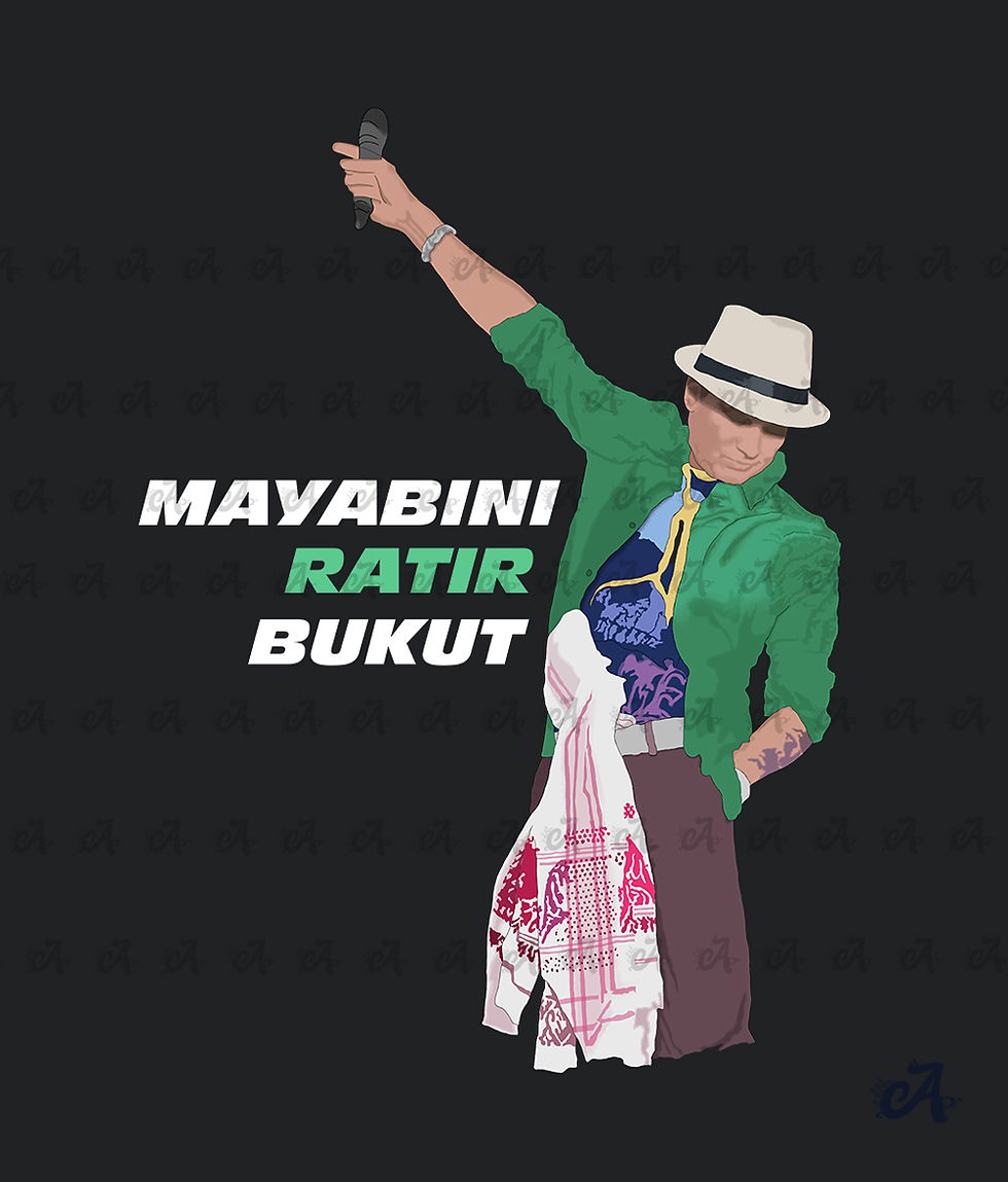 Thumbnail: Zubeen-MayabiniRatirBukut Unisex Graphic Hoodie