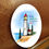 Thumbnail: Lighthouse Sketch Round Wall Art for Home Decor