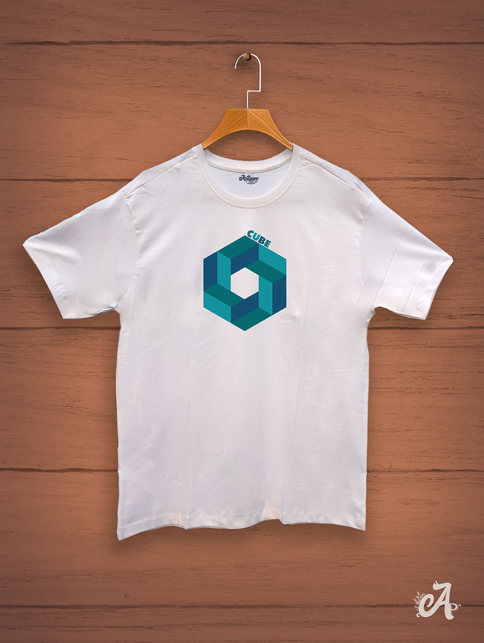 Thumbnail: Cube Pattern Minimal Graphic Tee