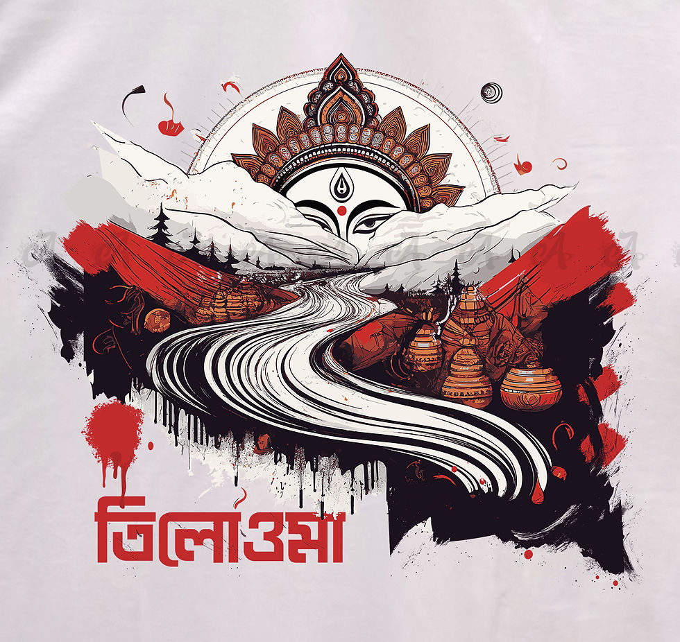 Thumbnail: DurgaTilottama Graphic Printed unisex T-Shirt