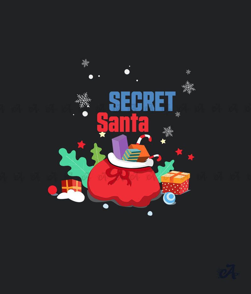 Thumbnail: Secret Santa Graphic Unisex Hoodie