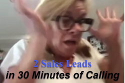 Agent - text - Just Got 2 Sales Leads in 30 Minutes of Calling