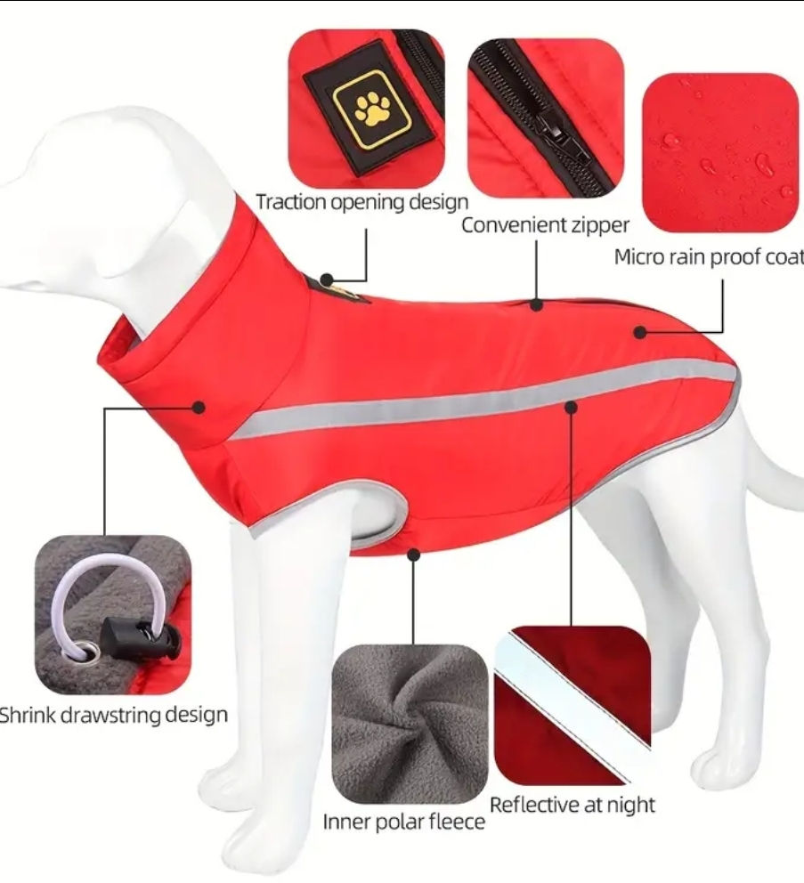 Thumbnail: Reflective Big Dog Outdoor Jacket 