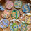 Thumbnail: Handpainted Ceramic Oyster Ornaments