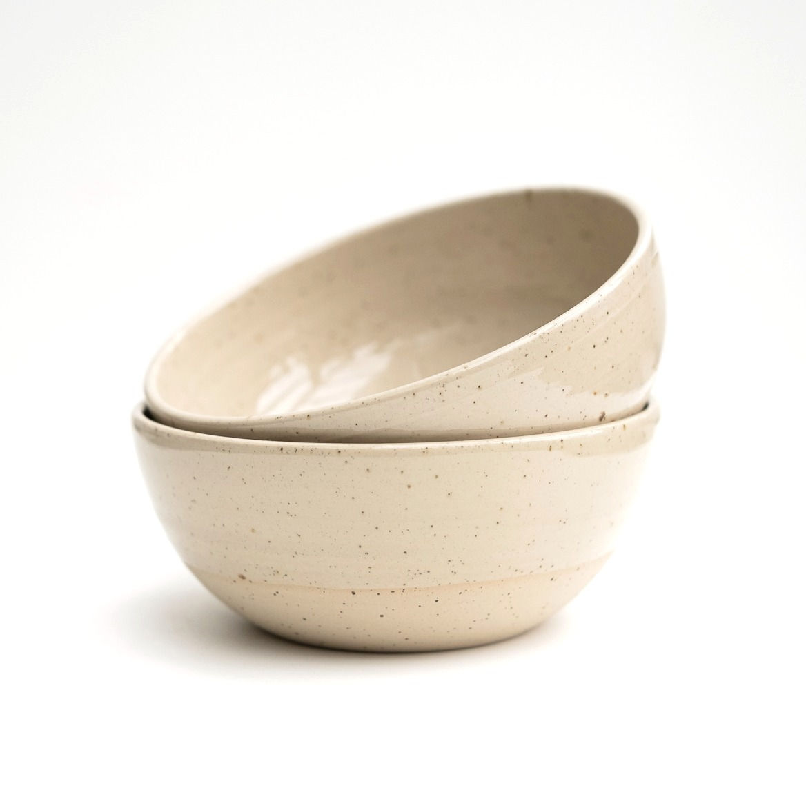 2er-Set Bowl Punkte "Pur" glänzend