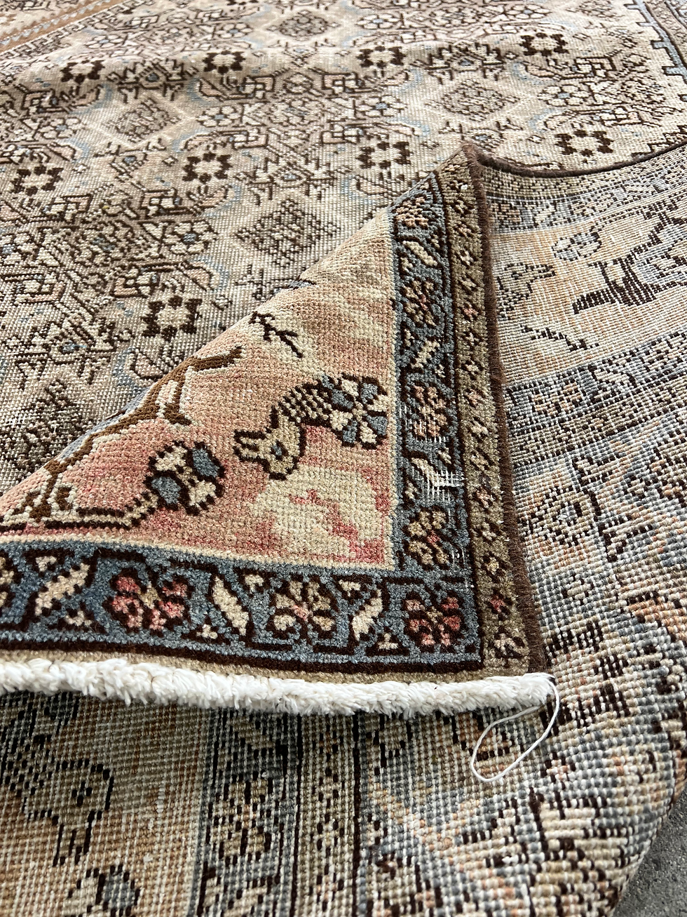 Thumbnail: Vintage Tabriz Wool Rug 7'3" x 10'4