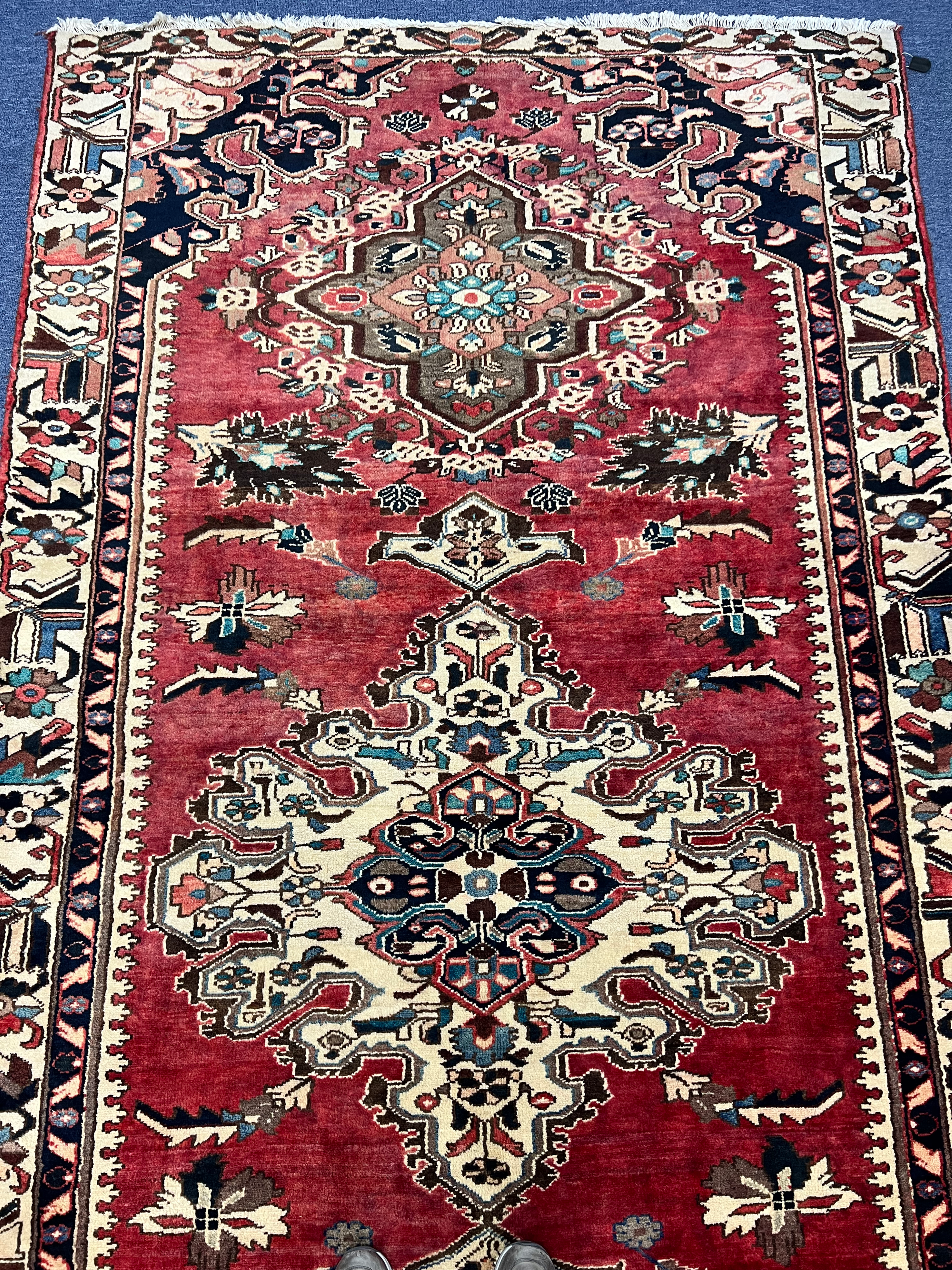 Vintage Bakhtiar Wool Rug