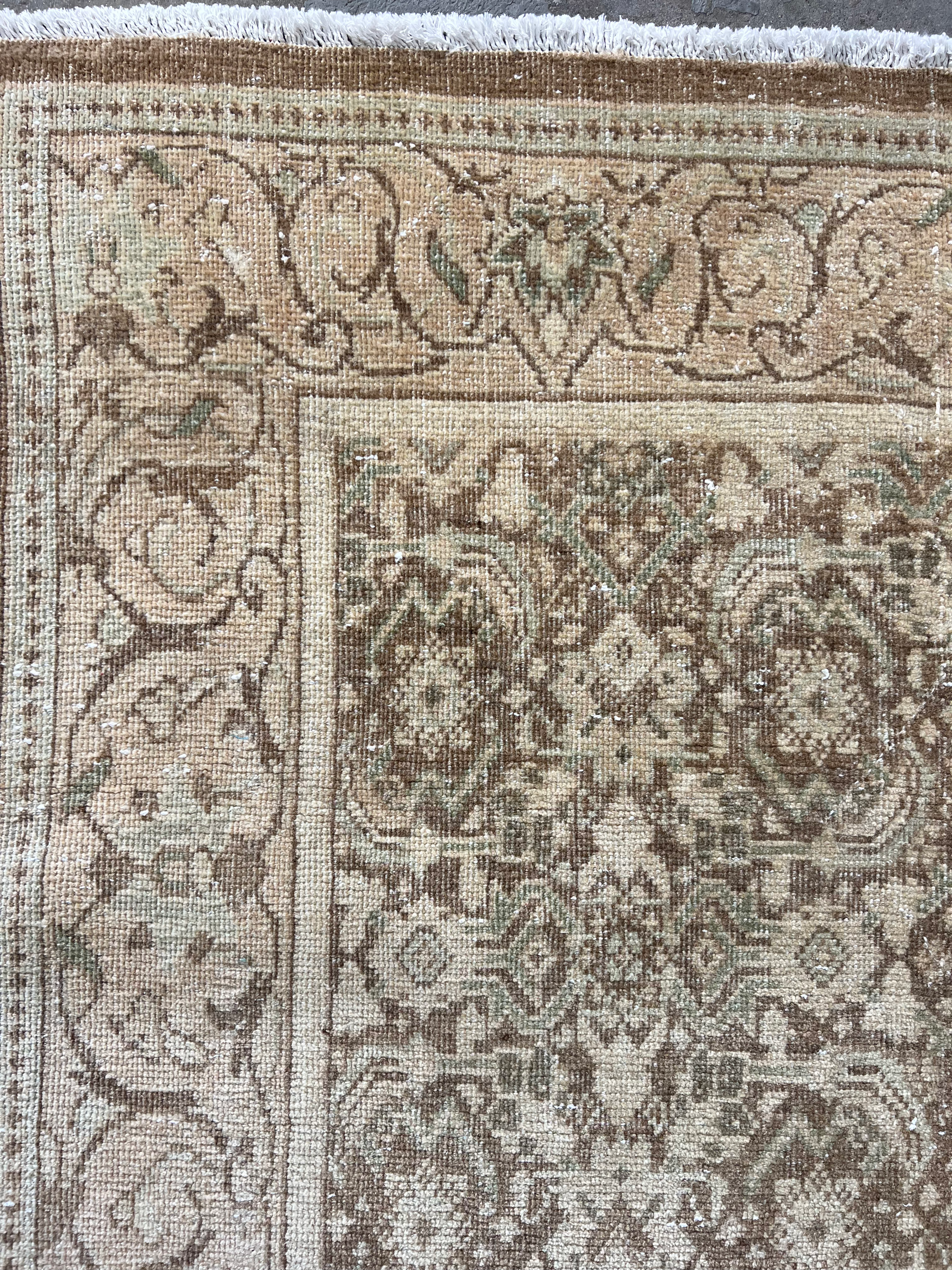 Vintage Tabriz Wool Rug