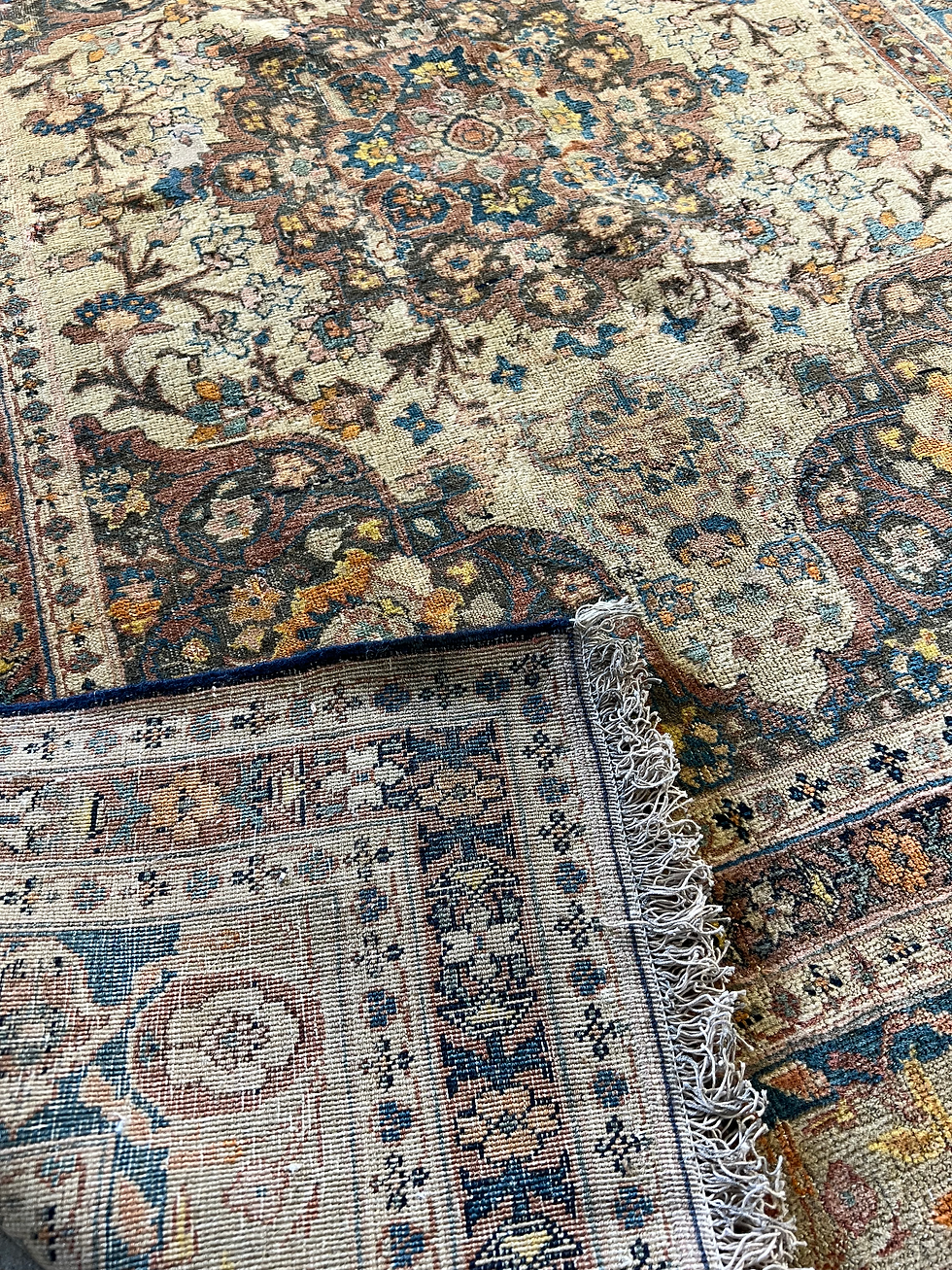 Thumbnail: Antique Tabriz Haj Jalili Wool Rugs