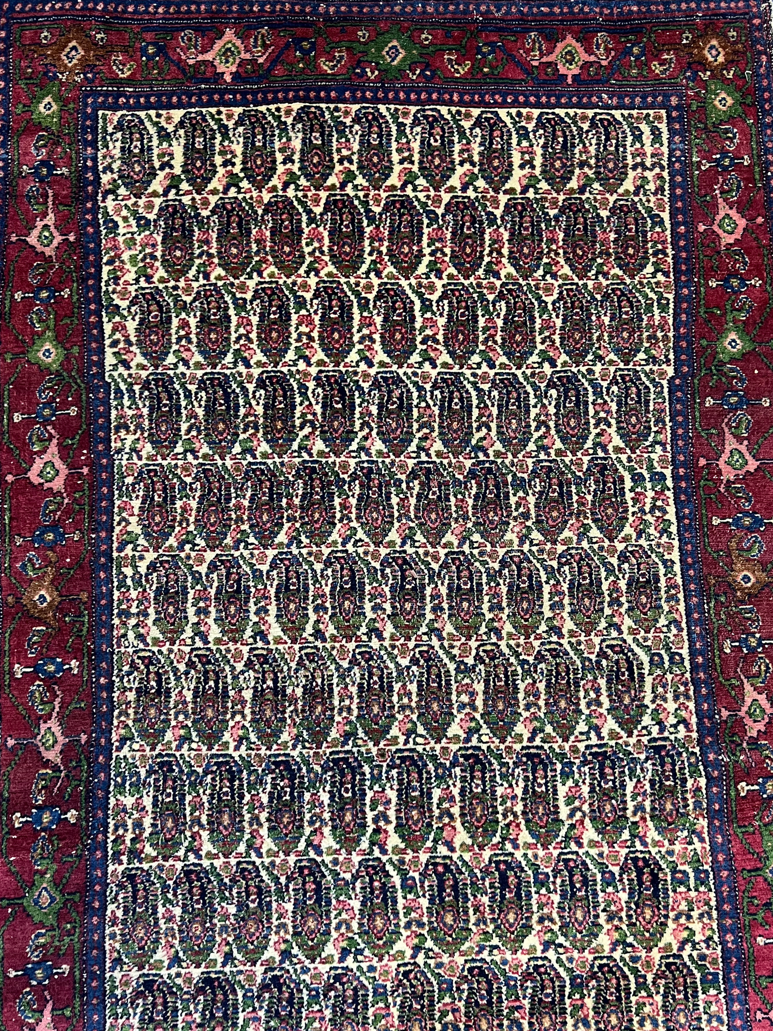 Antique Kurdish Bidjar, 3'6" x 5'6" Antique rugs, Senneh rug, Wool Rugs