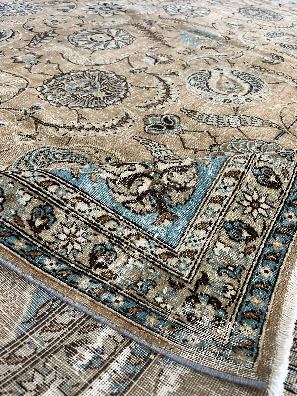 Thumbnail: Vintage Tabriz Wool Rug