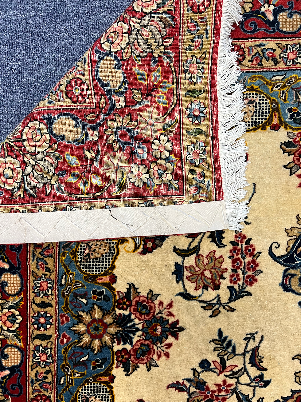 Thumbnail: Qum Wool Rug, 4'7"x 6'10" Wool Persian Rug, Fine Wool Rugs, Area Rugs