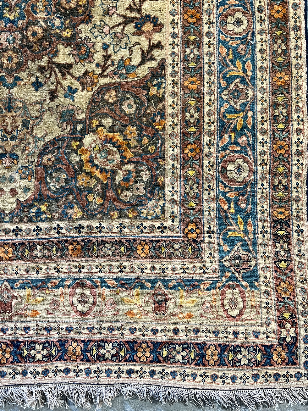 Thumbnail: Tabriz Haj Jalili Wool Rug