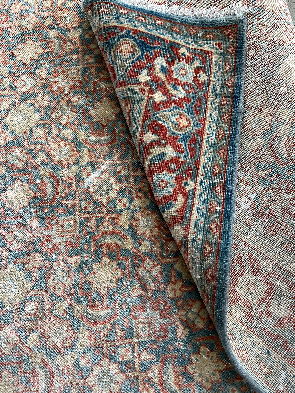 Thumbnail: Vintage Tabriz Runner Rug