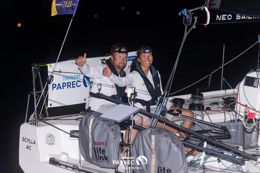 Quentin Vlamynck and Audrey Ogereau (Les Étoiles Filantes), 8th in the Transat Paprec!