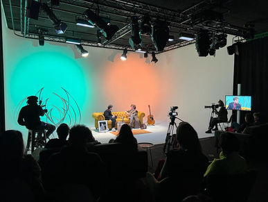 White studio1 Westgate with Sahil and Neelie Kroes