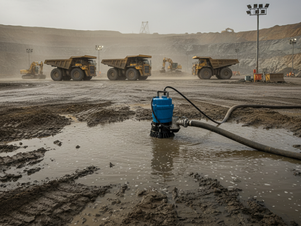 Ragam Aplikasi Pompa Submersible Tsurumi di Sektor Pertambangan dan Industri Berat