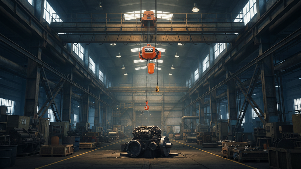 Kesalahan Umum Saat Menggunakan Hoist Crane yang Harus Dihindari