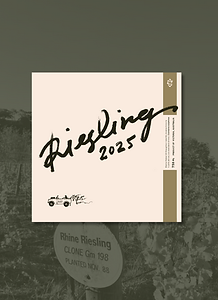 Our Riesling - crisp and delightful